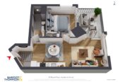 LEASEHOLD 1 bedroom 1 bath 1 car park apartment, 607/30 Beach Road, City Centre, Auckland