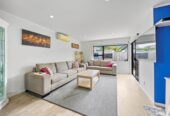 Move-in ready, 3 bedrooms home plus moveable sleepout, freestanding outdoor fireplace, short drive to Albany Mall, 1/77 Santiago Crescent, Unsworth Heights, Auckland