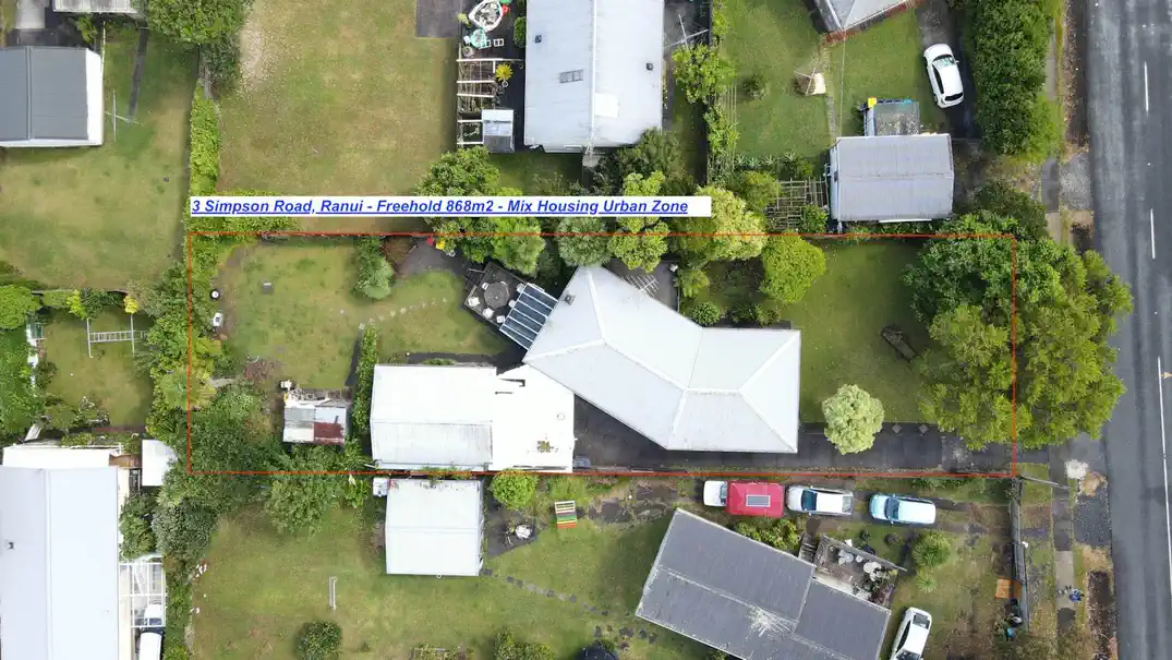 3 bedrooms house on 868m2 land, with RC, BC for 8 3-bedrooms townhouses, ready to build once the EPA extension is issued, 3 Simpson Road, Ranui, Auckland