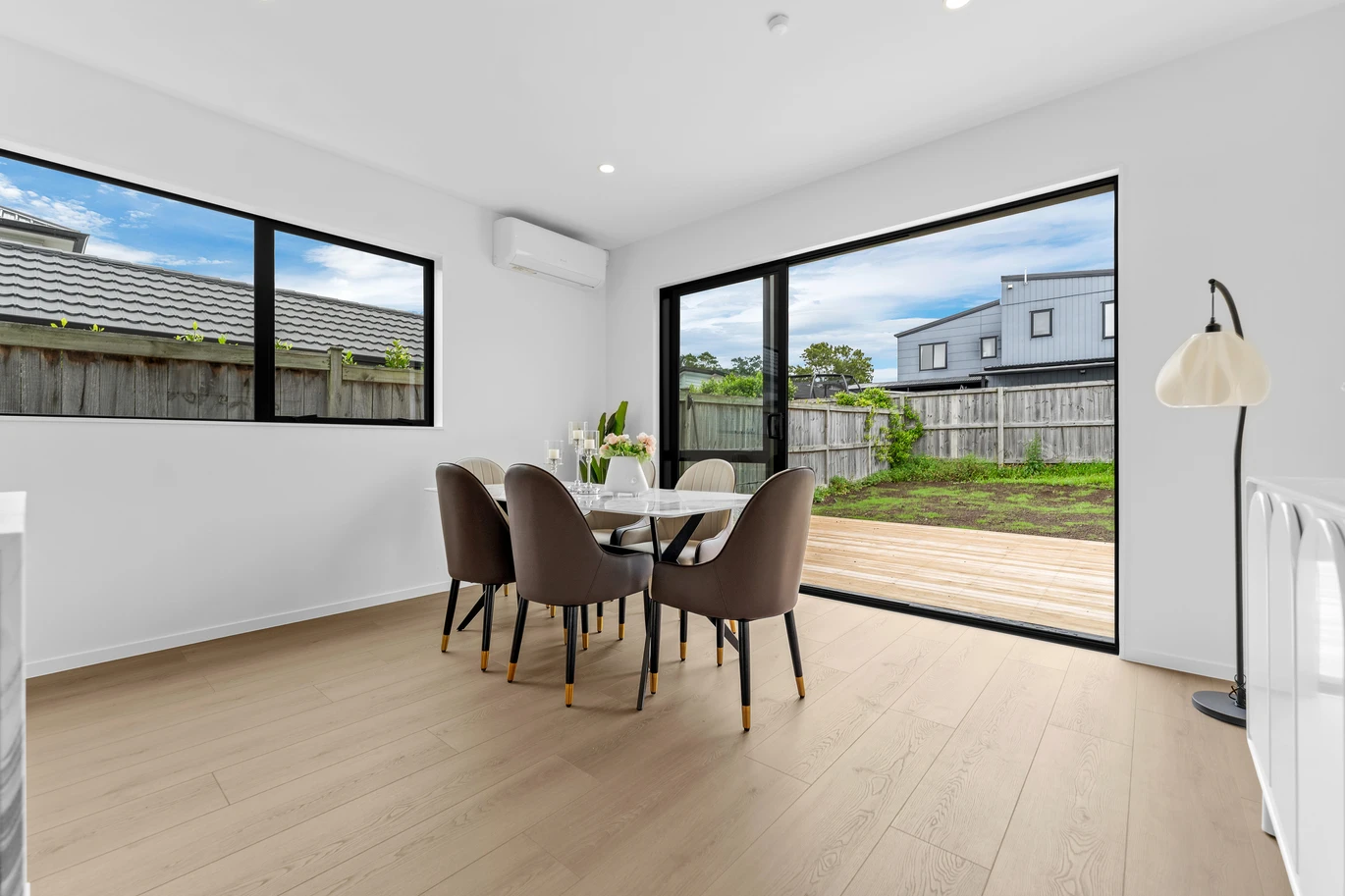Brick-and-tile 5 beds house with Reserve Views, equipped with a music system, 22 Ahunga Road, Karaka, Auckland