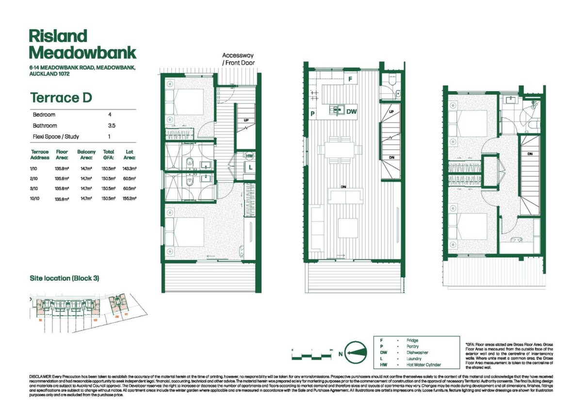 Massive Price Reduction, 3 beds + study 2.5 baths home with garage, zoned for Selwyn College, Baradene College, Remuera Intermediate, Meadowbank School, 4/10 Meadowbank Road, Meadowbank, Auckland