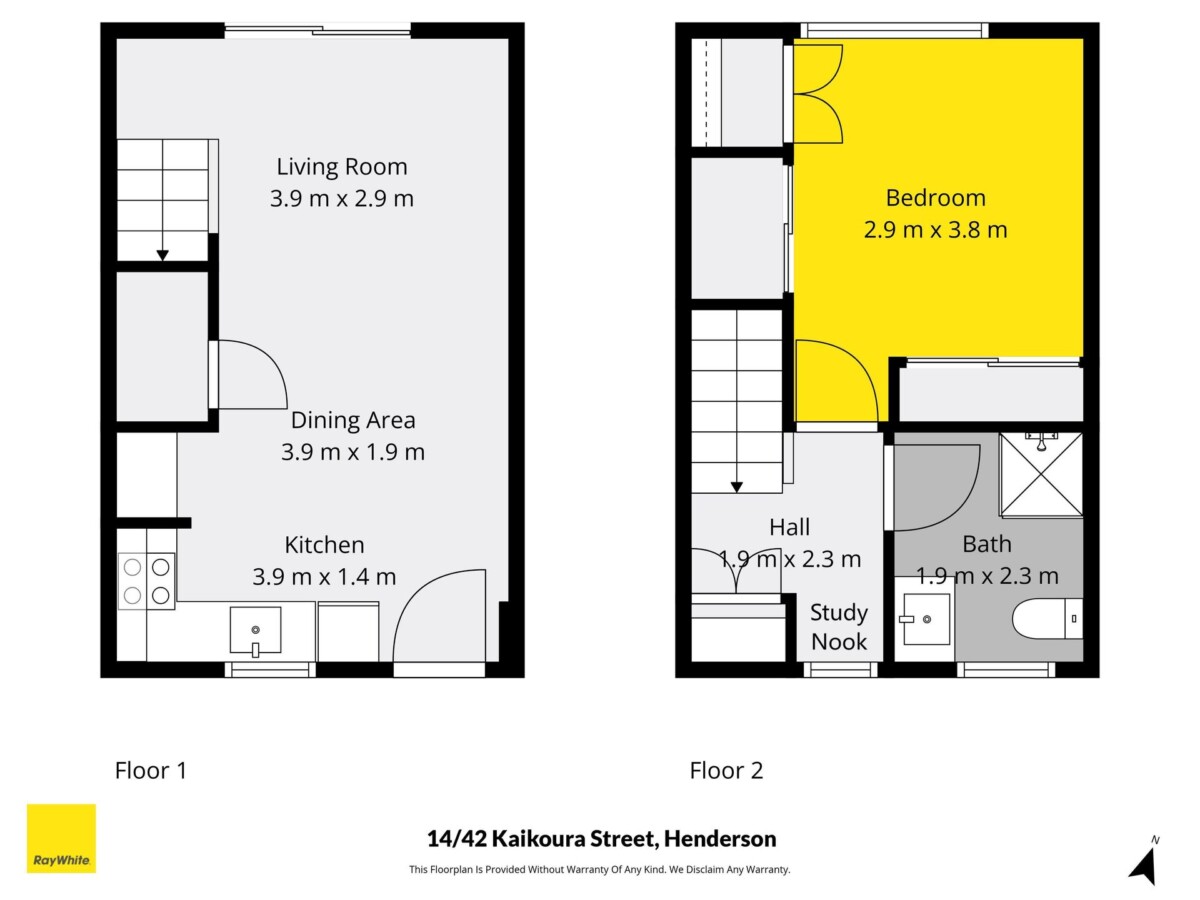 Freehold smart 1 bed townhouse, with a brand-new Suzuki Swift Sport or Suzuki Jimny 4×4, 14/42 Kaikoura Street, Henderson, Auckland