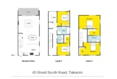 Brandnew standalone 2 beds 1 bath home with car park, close to schools, shops, train station, motorway access, 1/45 Great South Road, Takanini, Auckland