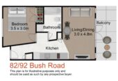 Affordable 1 bed 1 bath 1 parking single-level apartment, in Grange Complex, 82/92 Bush Road, Albany, Auckland