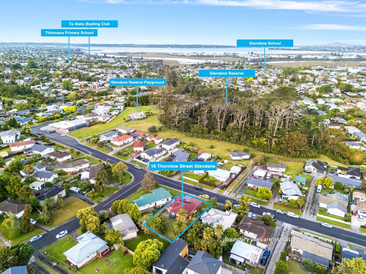 Owners upsizing, once in 20 years, brick 3 beds house on 675m2 section, 16 Thornlow Street, Glendene, Auckland