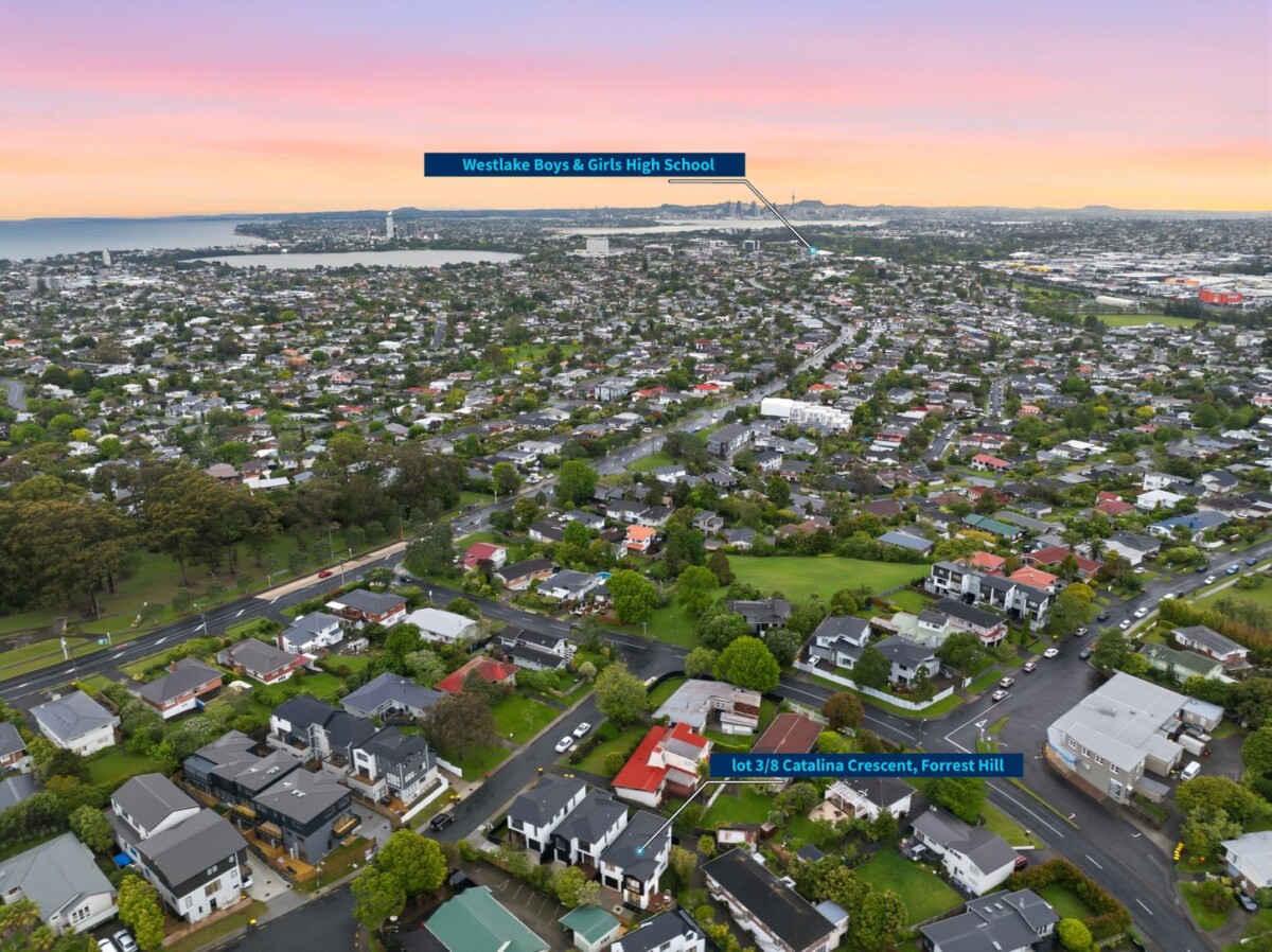 Double Westlake school zone, brand-new freestanding 5 beds home, 3/8 Catalina Crescent, Forrest Hill, Auckland