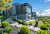 5 beds 5.5 baths house on 707m² section, Panoramic Seaview, a triple garage and a private heated pool, Constructed from polished concrete blocks and aluminum, 66 Seacrest Drive, West Harbour, Auckland