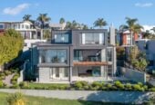 5 beds 5.5 baths house on 707m² section, Panoramic Seaview, a triple garage and a private heated pool, Constructed from polished concrete blocks and aluminum, 66 Seacrest Drive, West Harbour, Auckland