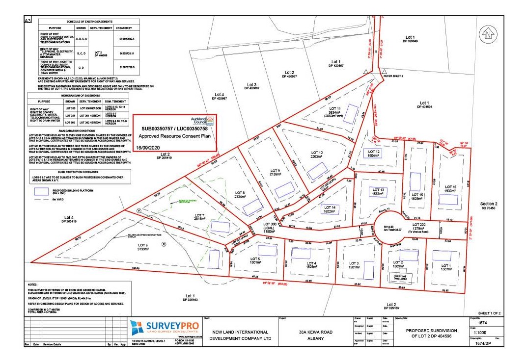 1559m² section with views, 8 Brydes Street, Albany Heights, Auckland