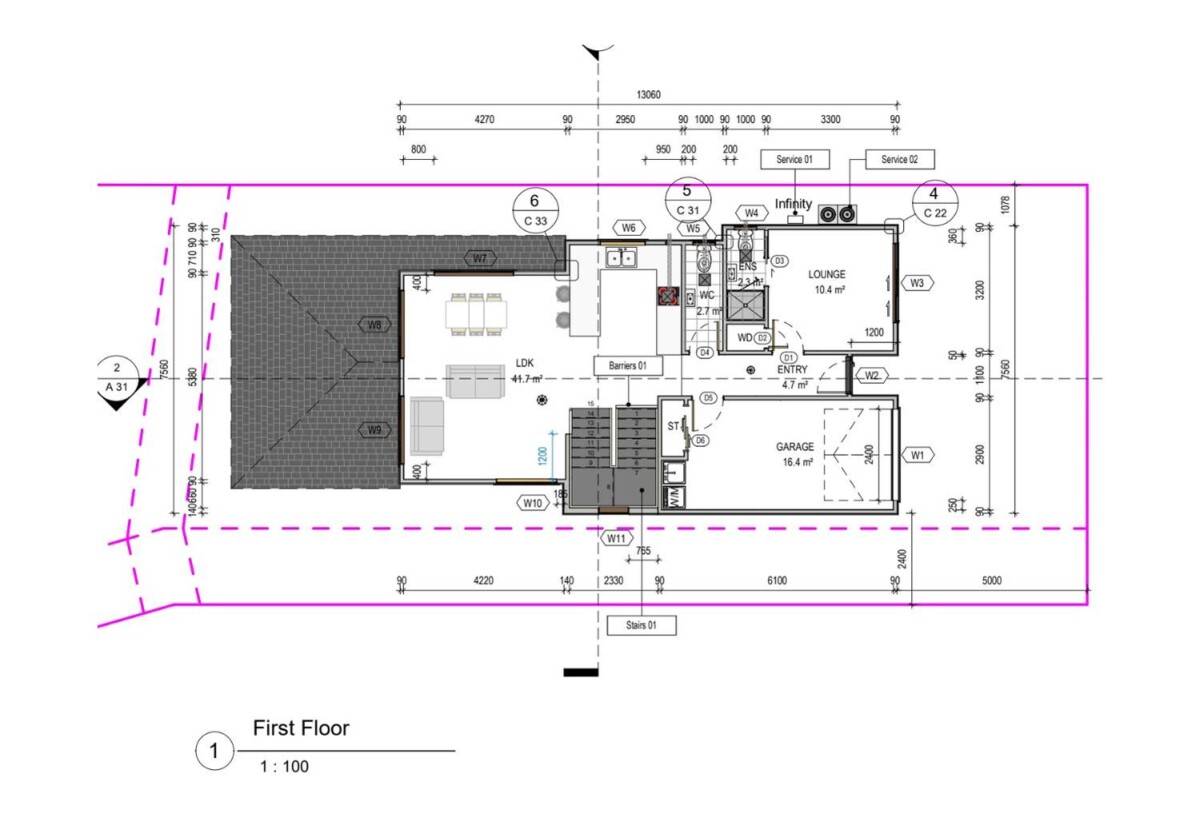 756m2 section with a building plan, Fully Serviced with Views, 21B Tiriwa Drive, Massey, Auckland