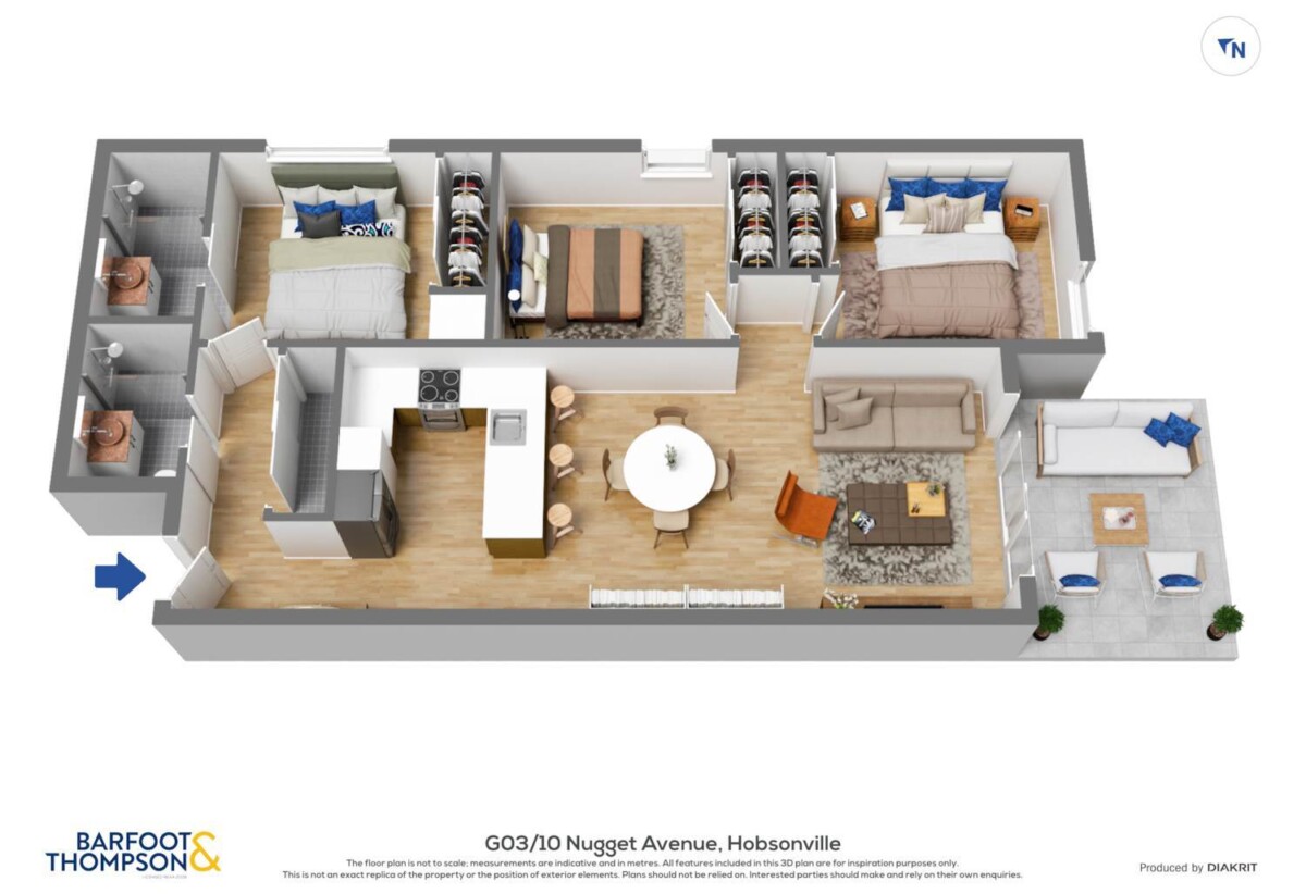 Price Reduced! Vendor Wants It Sold, 3 beds 2 baths 1 car park apartment, G03/10 Nugget Avenue, Hobsonville, Auckland