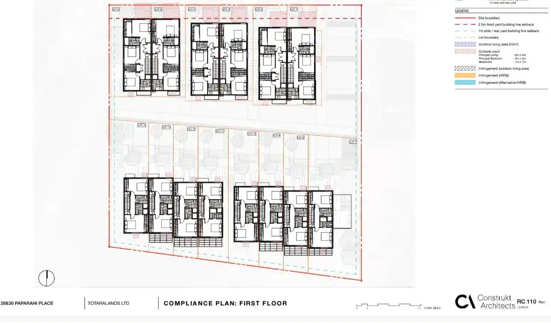 2267m2 section with 2 titles, RC approved for 14 new homes, 28 & 30 Paparahi Place, Orewa, Auckland