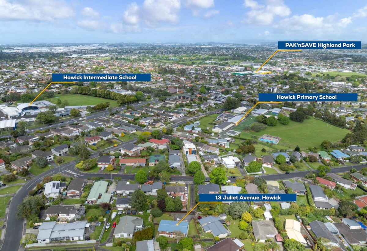 3 beds house on 875m² section, Solid Home, Prime Howick Location, 13 Juliet Avenue, Howick, Auckland