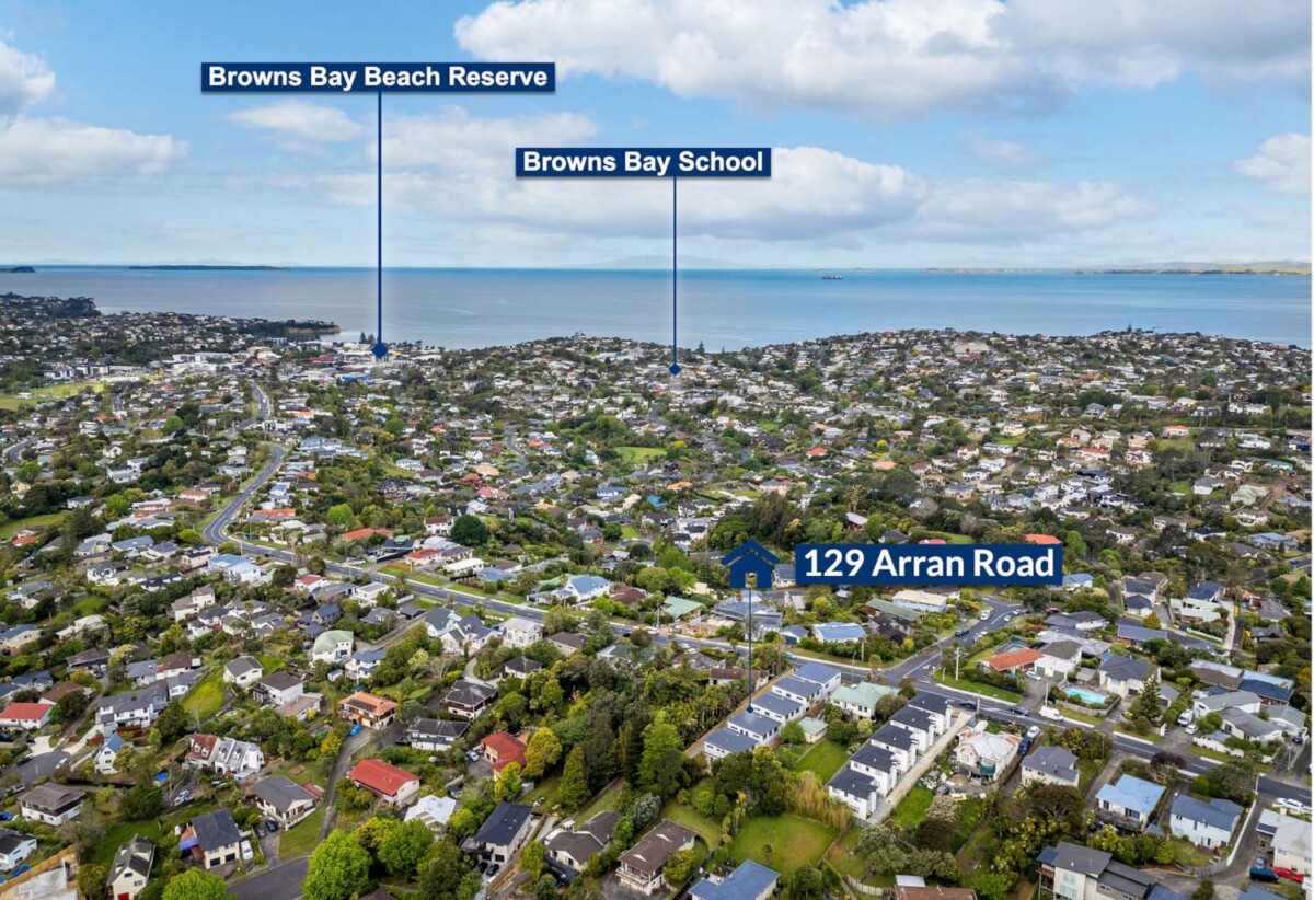 Rangitoto School Zone, 10-year Stamford build warranty, Brand-new, freehold, standalone 4 beds home, Central air conditioning, 4/129 Arran Road, Browns Bay, Auckland
