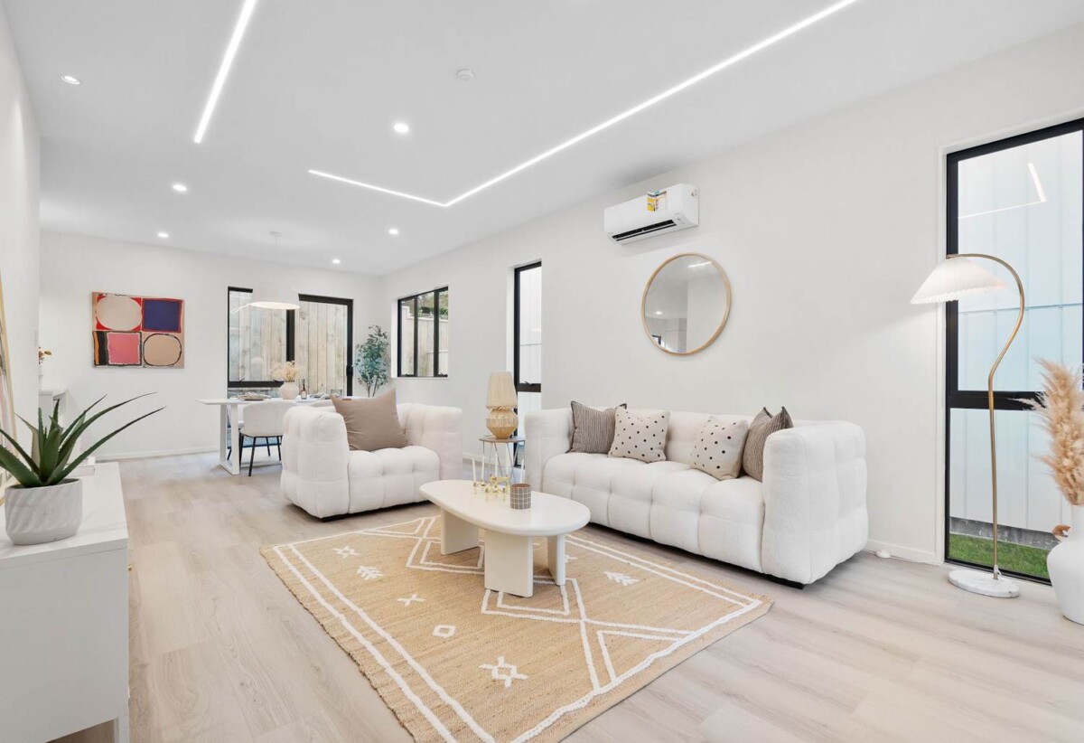 Rangitoto School Zone, 10-year Stamford build warranty, Brand-new, freehold, standalone 4 beds home, Central air conditioning, 5/129 Arran Road, Browns Bay, Auckland
