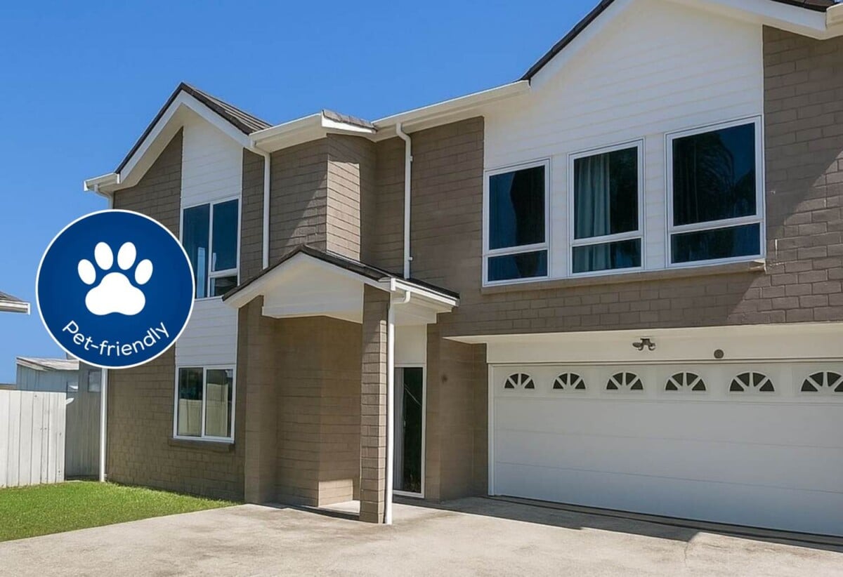 For rent, Cats Allowed, 5 bedrooms 4 bathrooms house, 26A Chesley Place, Half Moon Bay, Auckland, available 18th October
