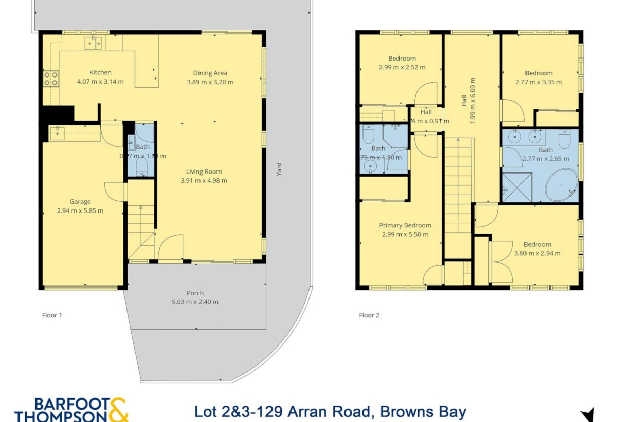 Rangitoto School Zone, 10-year Stamford build warranty, Brand-new, freehold, standalone 4 beds home, Central air conditioning, 5/129 Arran Road, Browns Bay, Auckland