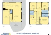 Rangitoto School Zone, 10-year Stamford build warranty, Brand-new, freehold, standalone 4 beds home, Central air conditioning, 5/129 Arran Road, Browns Bay, Auckland