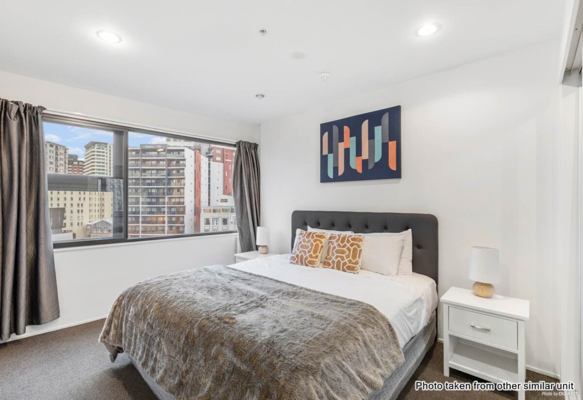 Auckland Girls’ Grammar School zone, Leasehold, 90sqm 3 beds 2 baths (including one ensuite) 2 car parks apartment, , 1404/18 Beach Road, City Centre, Auckland