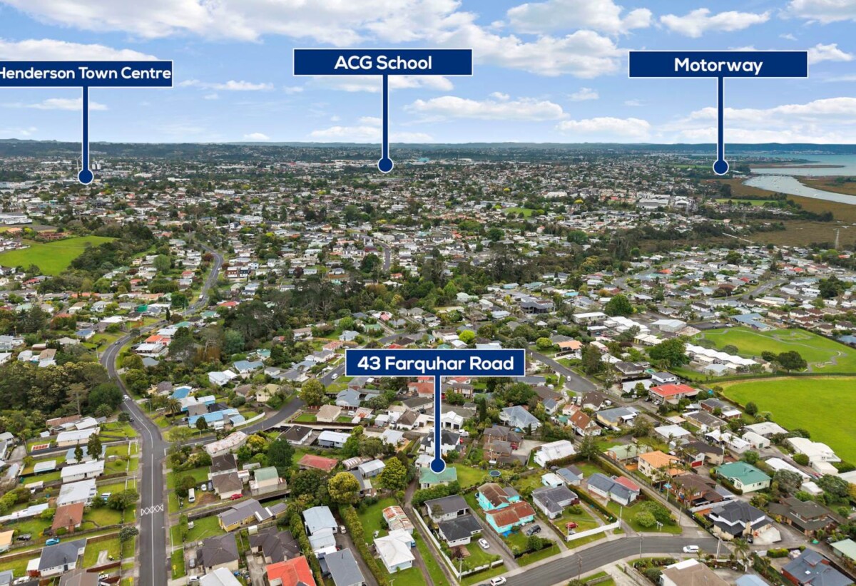 3 beds house on 1158m² section, 43 Farquhar Road, Glendene, Auckland