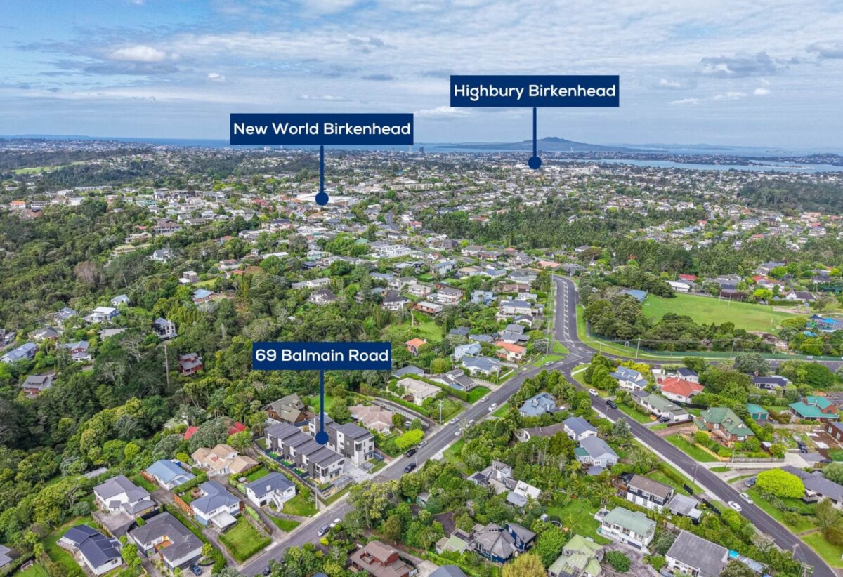 Ready to Sell – Bring Your Offer Today, brandnew freehold 3 beds + study, 3.5 baths home, 1, 2 & 3/69 Balmain Road, Birkenhead, Auckland