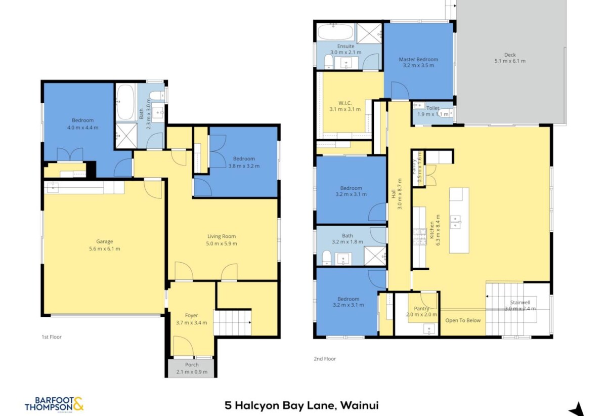 5 beds house (2 beds 1 bath ground floor), just moments from beaches, walkways, cafés, schools and transport links, 5 Halcyon Bay Lane, Orewa, Auckland