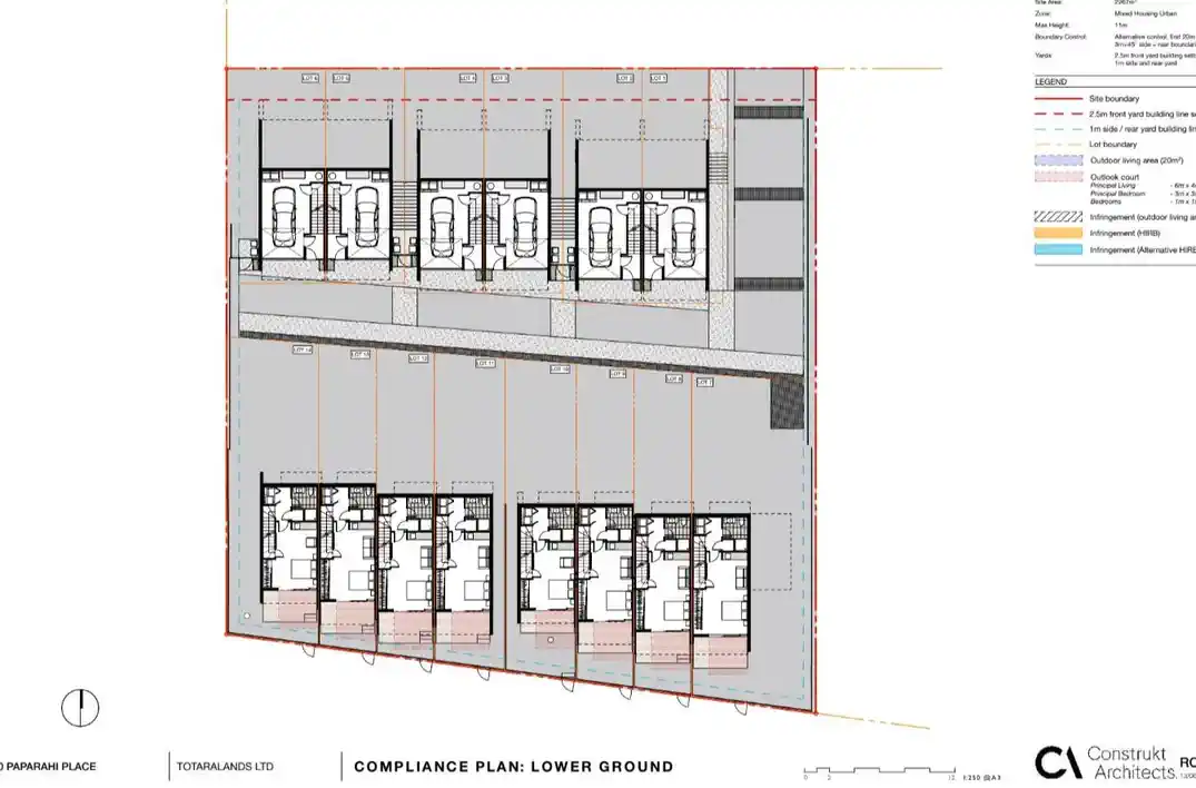 2267m2 section with 2 titles, RC approved for 14 new homes, 28 & 30 Paparahi Place, Orewa, Auckland