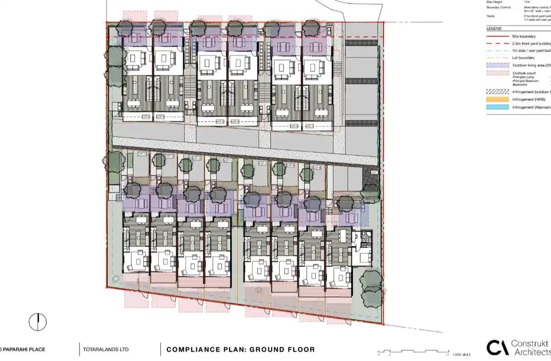 2267m2 section with 2 titles, RC approved for 14 new homes, 28 & 30 Paparahi Place, Orewa, Auckland