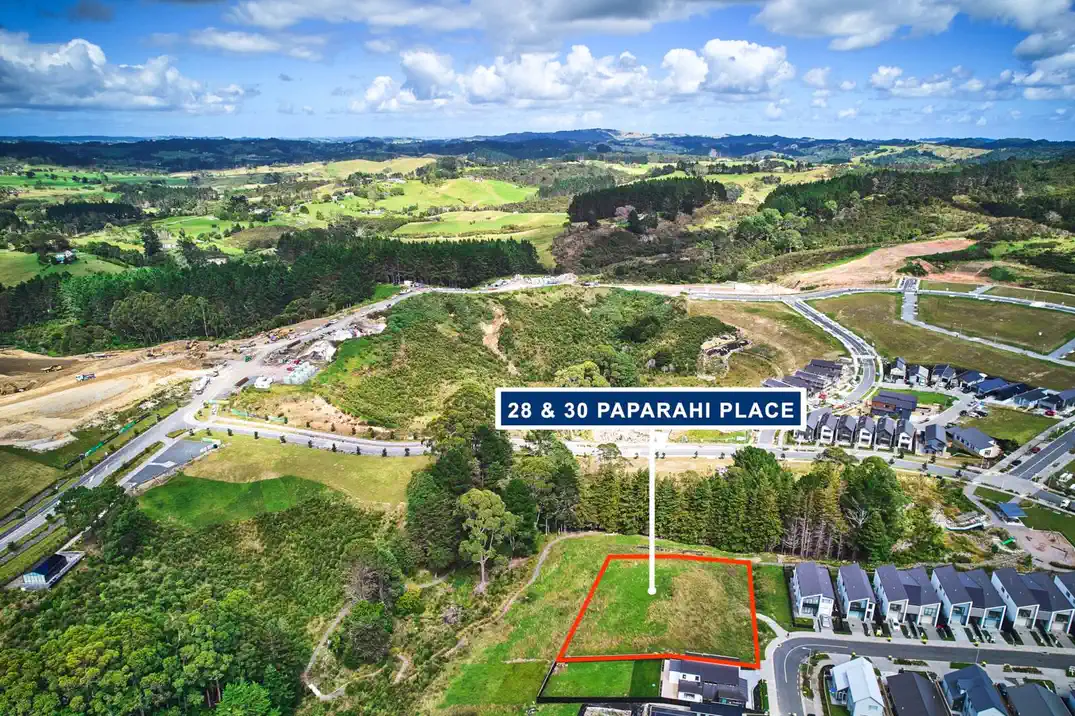2267m2 section with 2 titles, RC approved for 14 new homes, 28 & 30 Paparahi Place, Orewa, Auckland