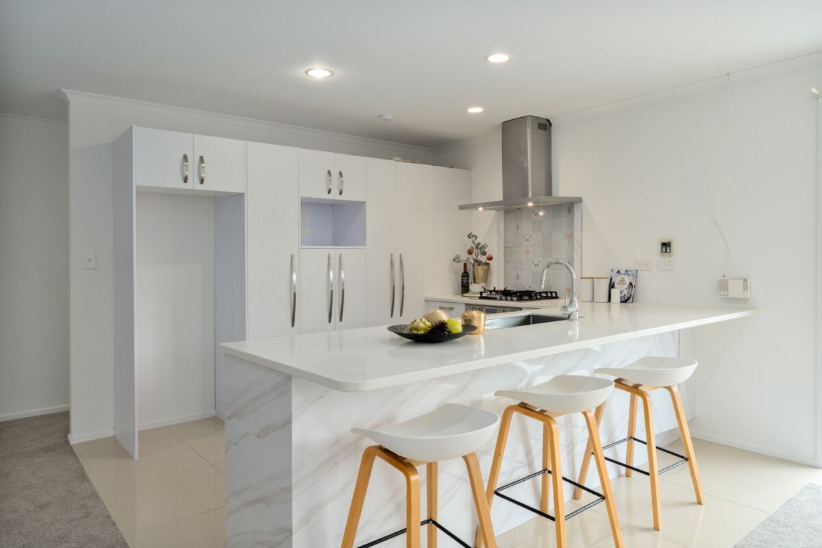Brick and tile 3 beds house on 576m2 section, overlooking tranquil Semillon Reserve and playground, 4 Shiraz Place, Henderson, Auckland
