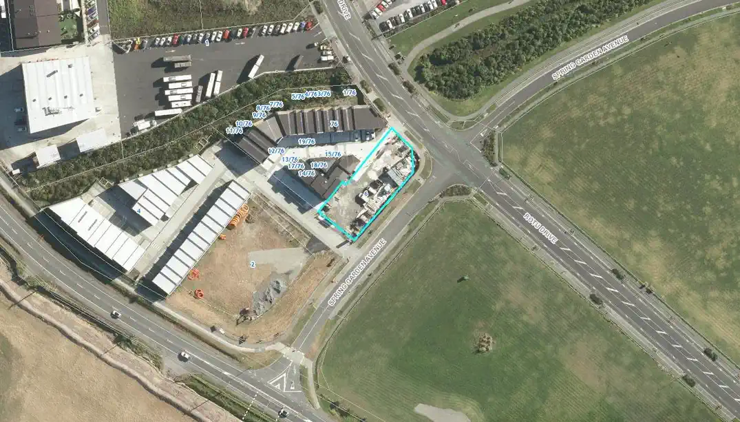 1055m² land in Business Mix Use Zone, With RC for 8-level, 30m-high development ( 4 Commercial Units , 43 Apartments , Car Parks and Ancillary Space ), 6 Spring Garden Avenue, Westgate, Auckland