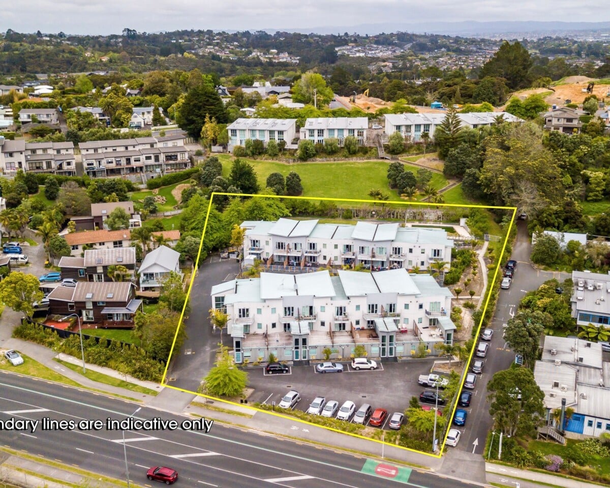 Develop site, 32-unit apartment on 8230 m2 land, returning approximately $918,800 gross per annum, concept plans indicating capacity for 115+ apartments, 1-32/222 Albany Highway Schnapper Rock, Auckland