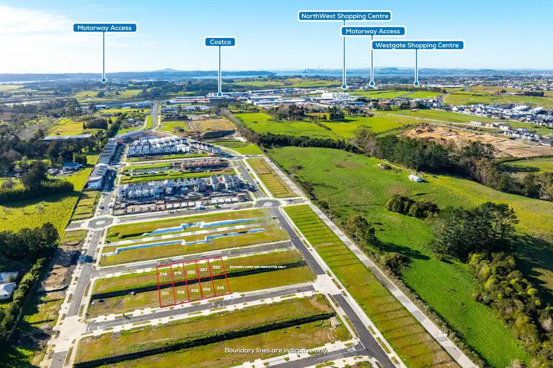 162m2 Section with BC for 129m2 Standalone 4 beds 2.5 baths Home with garage, Services Completed, 233/132-140 Fred Taylor Drive, Westgate, Auckland