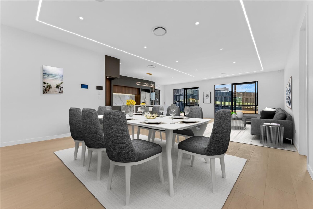 Brandnew 6 beds house with 2 beds granny flat on 800m2 section, Central air-conditioning, EV charging, walks to Pine Harbour, Beachlands hub, Golf Resort, 4 Hutukawa Drive, Beachlands, Auckland