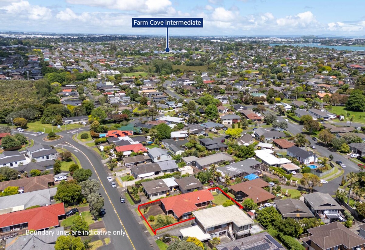 Once in 21 years, Macleans school zone, brick 3 beds + study, 2 baths house on 675m² section, walks to Half Moon Bay Marina, live or develop, 47 Pigeon Mountain Road, Half Moon Bay, Auckland