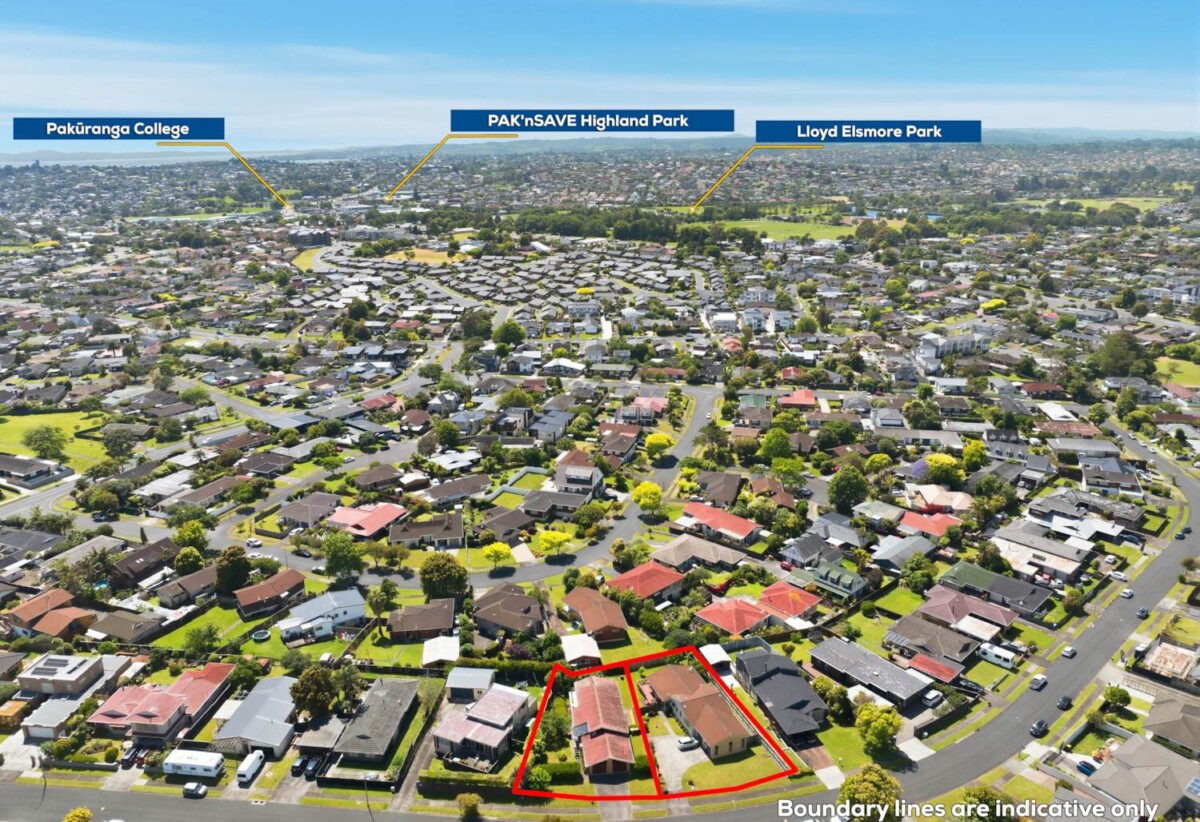 3 beds house on 617m² section, 22 & 24 Luton Avenue together totalling approximately 1,294m² (617m² + 677m²), 22 Luton Avenue, Sunnyhills, Auckland