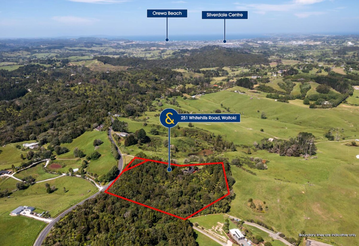 Brick Luxury 6 beds lifestyle house on a private gated 2.46 hectares (mol) of native bush, adorned with established Kauri and Rimu trees, 251 Whitehills Road, Waitoki, Wainui, Auckland