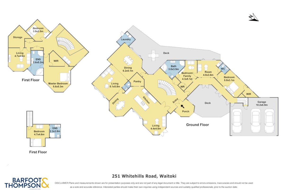 Brick Luxury 6 beds lifestyle house on a private gated 2.46 hectares (mol) of native bush, adorned with established Kauri and Rimu trees, 251 Whitehills Road, Waitoki, Wainui, Auckland