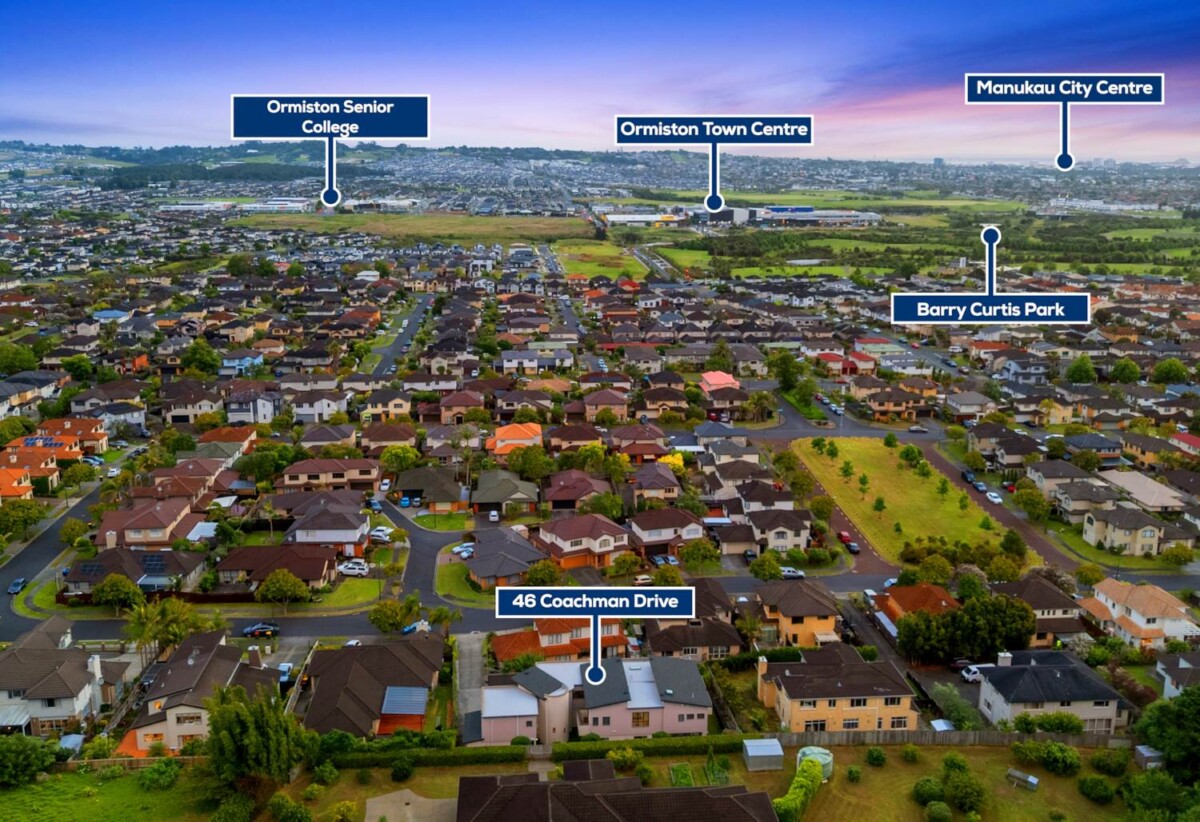 462m2 luxury 6 beds house on 885m² section, with 2 beds granny, close to schools, shopping centres, 46 Coachman Drive, Flat Bush, Auckland
