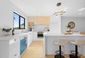 Mt Roskill Grammar school zone, 10-Year Master Builders Guarantee, 134m2 brandnew 3 beds 2.5 bath home, Private backyard with lawn and deck, close to schools, shops, park, with garage on 131m2 section, 1/728 Richardson Road, Hillsborough, Auckland