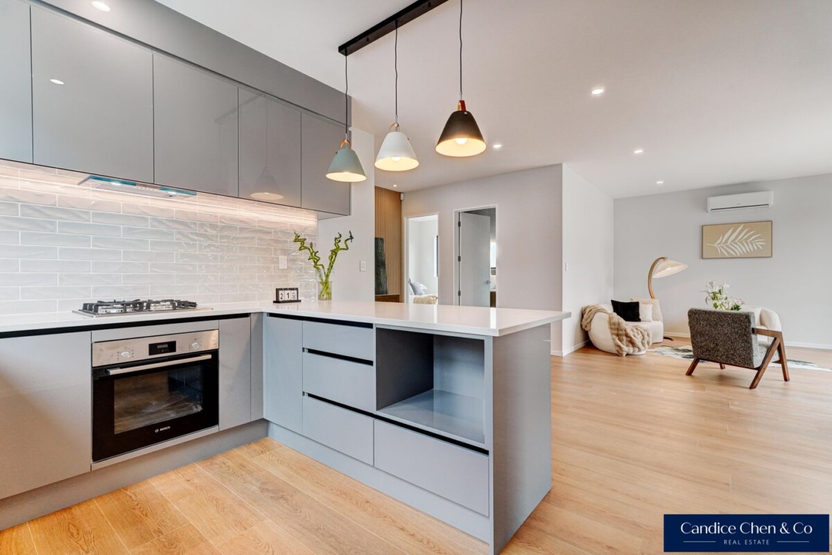 Brandnew standalone freehold Single-Level 3 beds 2 baths home with car park, close to schools, the NorthWest Shopping Centre, motorway access, Lot 5/57 Helena Street, Massey, Auckland