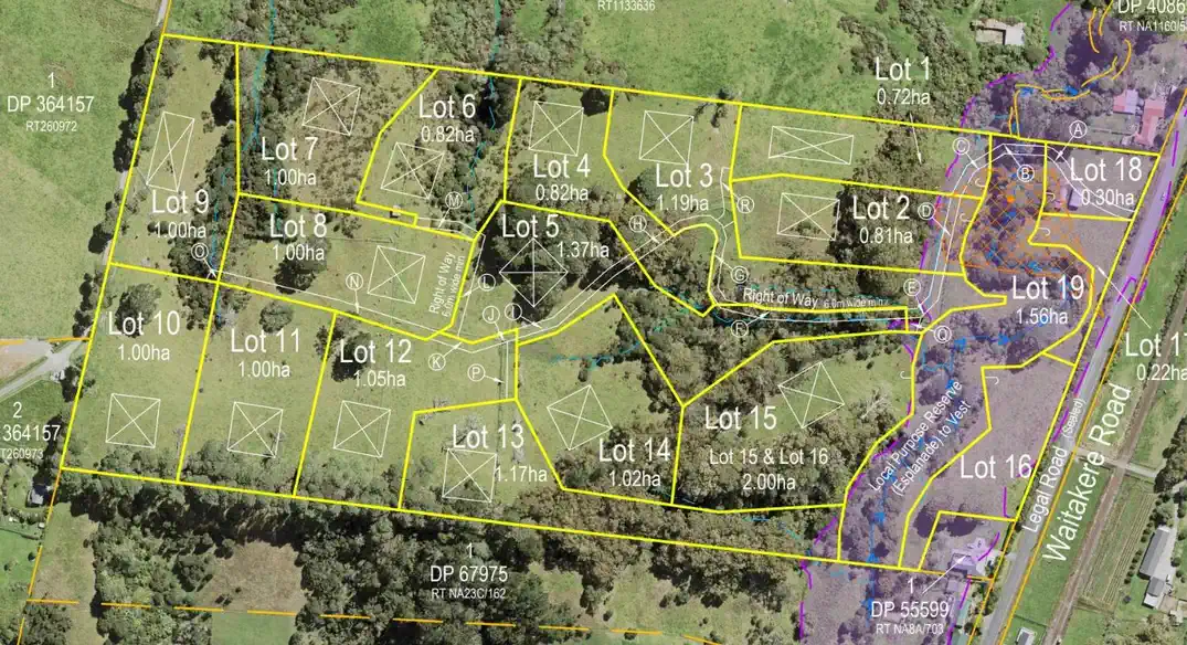 1.92ha section with views, Close to quality schools, NorthWest Shopping Centre & Swanson Train Station, Lot 1/148-176 Waitakere Road, Taupaki, Auckland