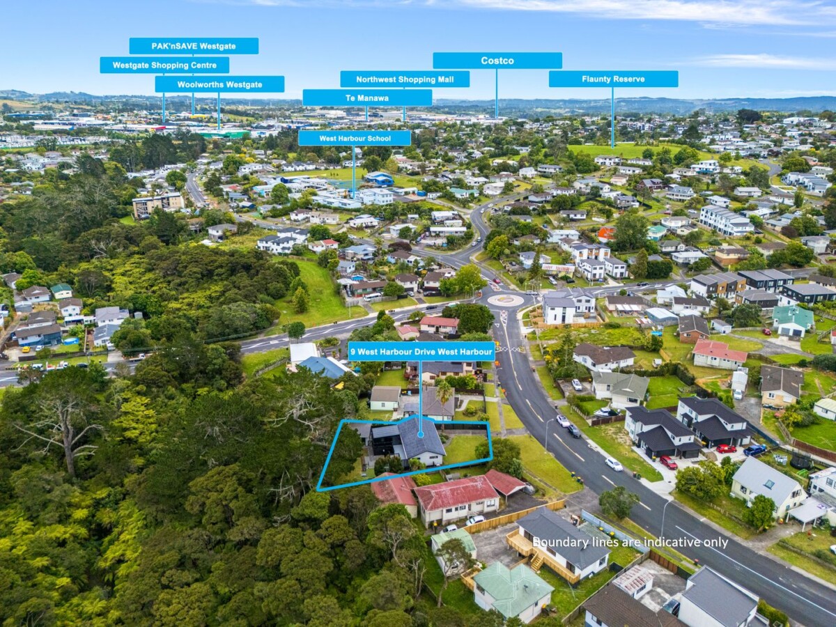 3 beds house on 721 m2 section, close to schools, motorwsy access, Northwest and Westgate shopping centres, 9 West Harbour Drive, West Harbour, Auckland