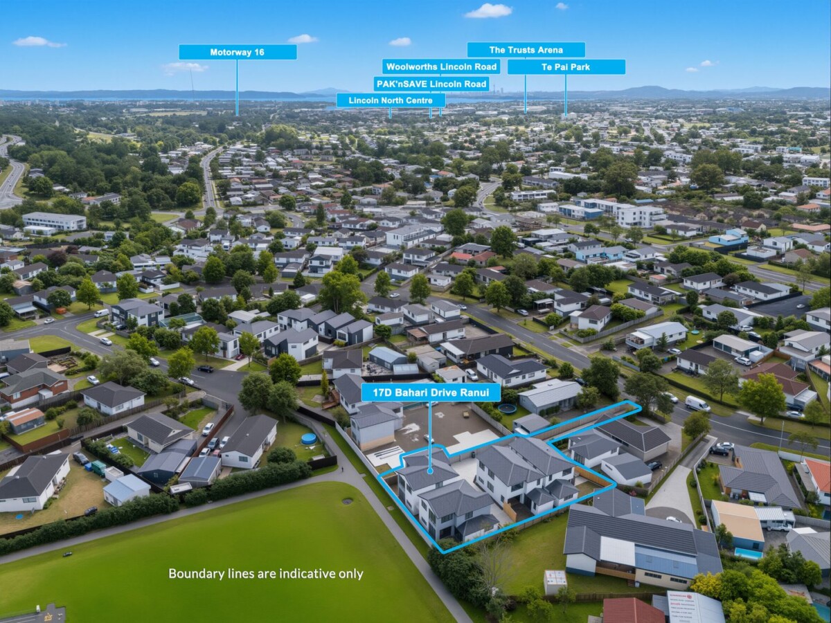 Brandnew 4 beds house with garage and park views, minutes from Motorway SH16, Lincoln Road shops, supermarkets, restaurants, and local amenities, 17D Bahari Drive, Ranui, Auckland