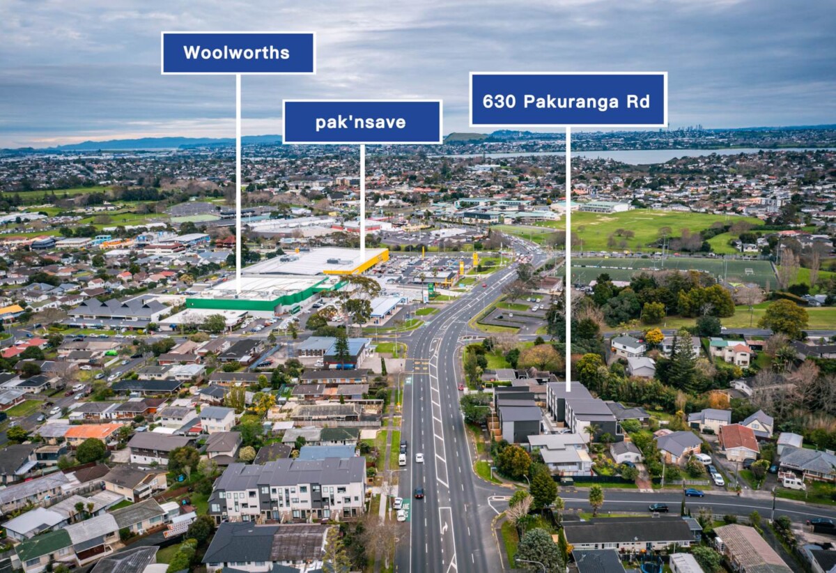Brandnew 2 beds + 1 flexi room 2.5 baths home with garage, Walk to Woolworths, Pak’nSave, and the bus stop, 0.5 km to Howick Primary School, 0.7 km to Howick Intermediate, 0.8 km to Pakuranga College, 6/630 Pakuranga Road, Howick, Auckland