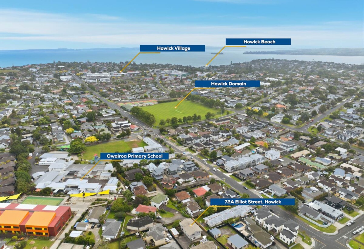 200m2 3 beds house on 554m2 section, with downstairs large rumpus room with its own kitchenette, close to schools, shops, beach, 72A Elliot Street, Howick, Auckland