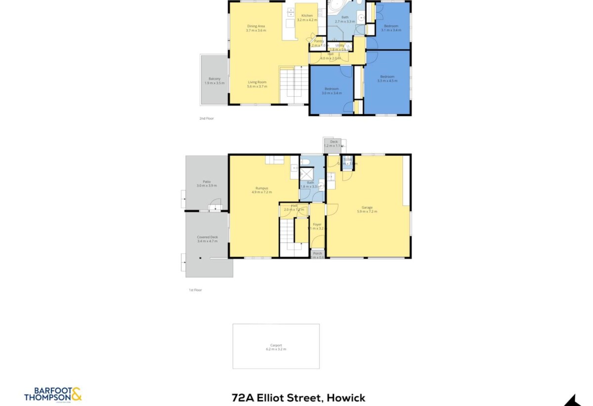 200m2 3 beds house on 554m2 section, with downstairs large rumpus room with its own kitchenette, close to schools, shops, beach, 72A Elliot Street, Howick, Auckland