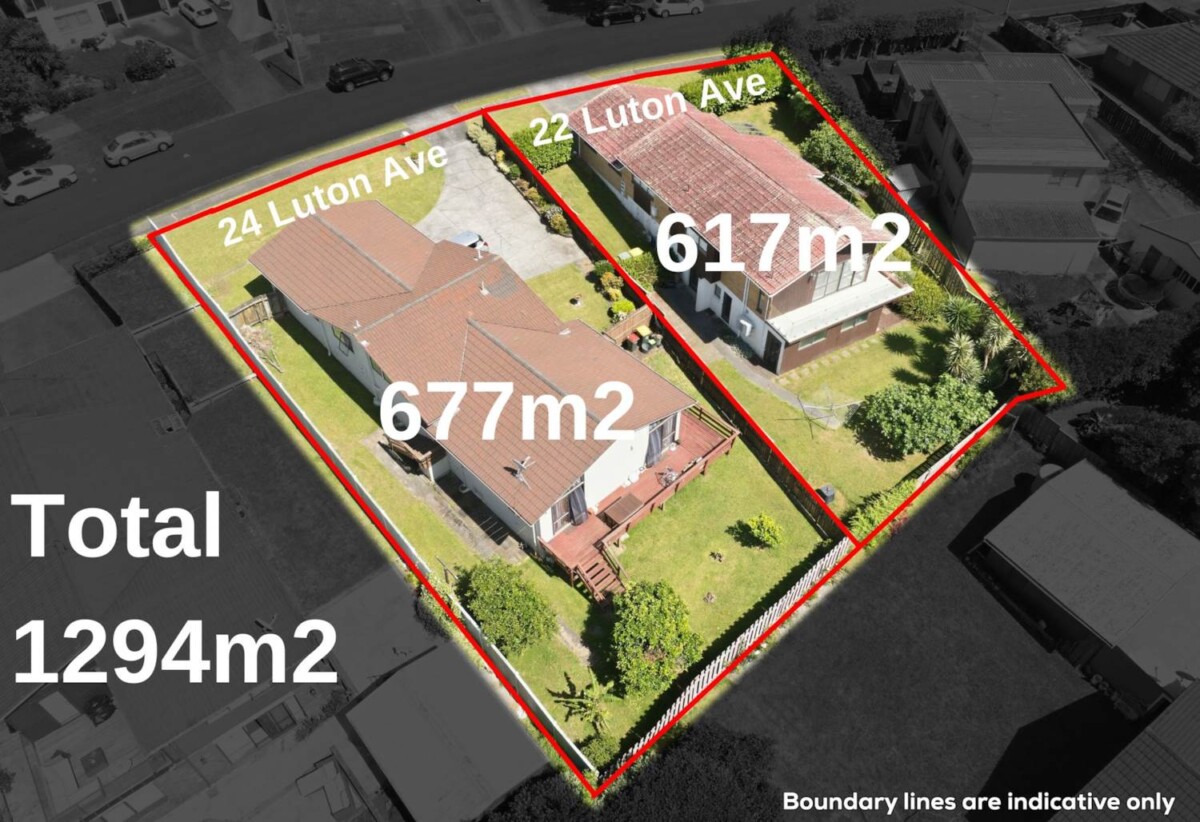 1294m2 Big Section selling Together, 22 Luton Avenue, Sunnyhills, Auckland