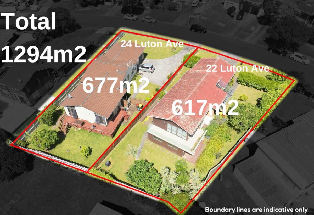1294m2 Big Section selling Together, 22 Luton Avenue, Sunnyhills, Auckland