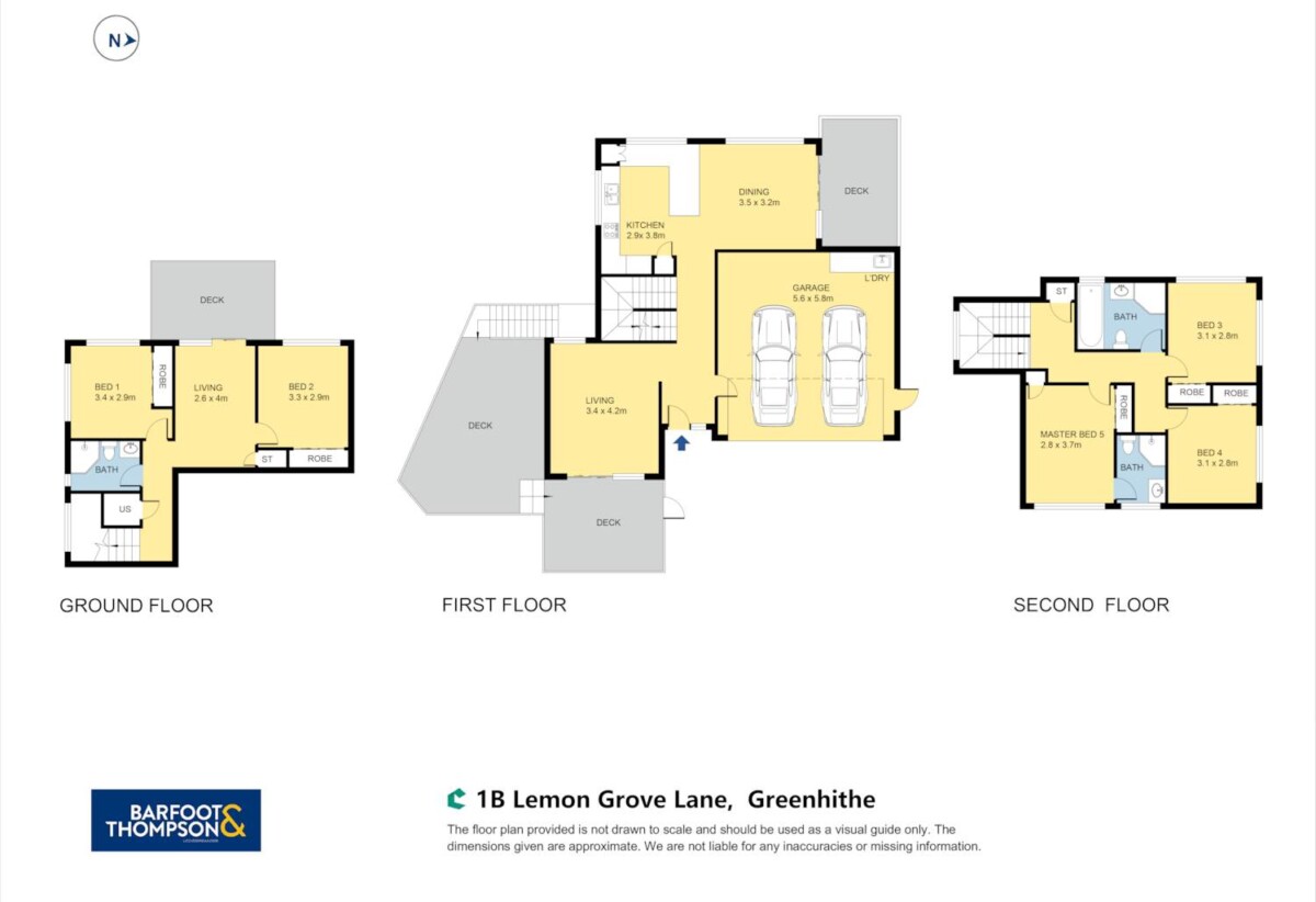 Albany school zone, 5 beds 3 baths house with double garage and 2 beds granny, minutes to Albany mall, motorway access, 0.5 km to Upper Harbour Primary School, 1B Lemon Grove Lane, Greenhithe, Auckland
